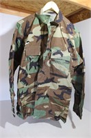 Military Regular Button-Down Camo Shirt