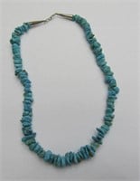 925 Silver Turquoise 18" Necklace