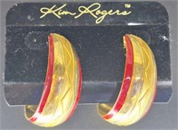 ESTATE FIND  Kim Rogers earrings