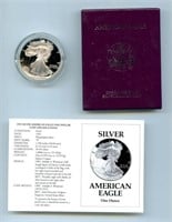 1993-P Silver American Eagle One Dollar in Box