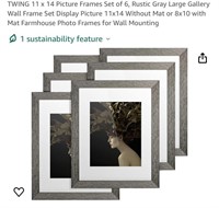 TWING 11 * 14 Picture Frames Set of 6