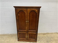 Mahogany Blind Door Entertainment Cabinet