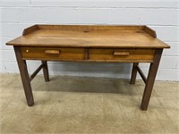 Vtg. 2-drawer Work Table/Desk