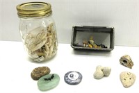 Assorted Rocks, Gems,Shells