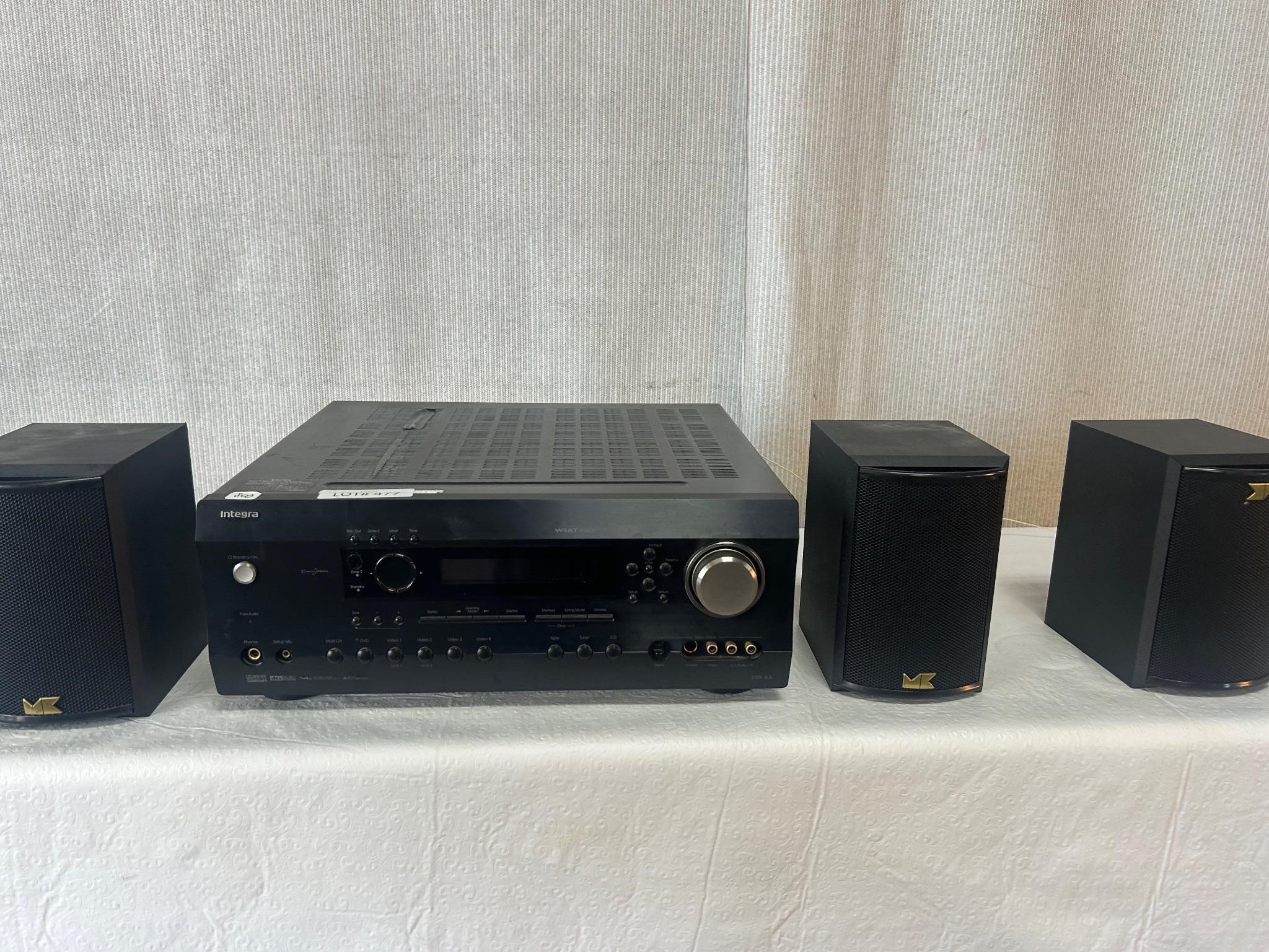 Integra Stereo Receiver with M&K Speakers