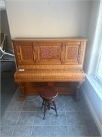 Vintage Piano Fischer Brand, Built by Fischer NY