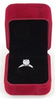 1.4 ct. VSI Color E Diamond Ring in 14k White