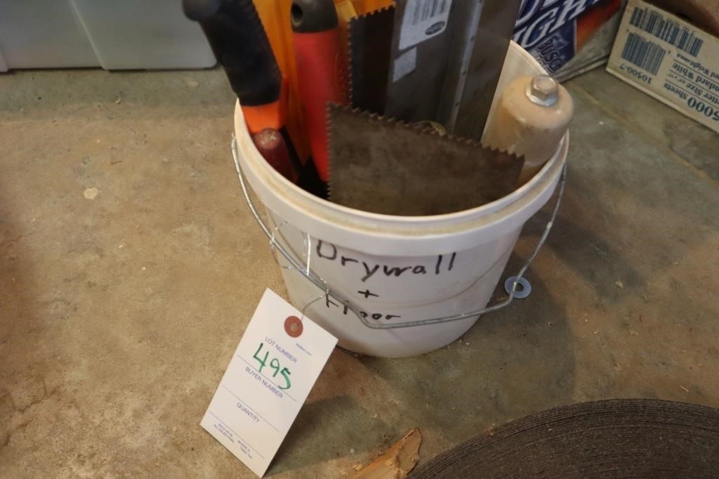Bucket of Floats for Drywall