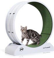 Gray Cat Wheel Exerciser  Medium  Indoor