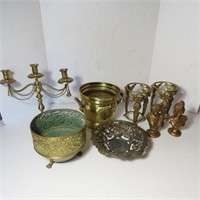 Decorative brass/ceramics