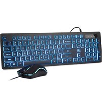 ($39) Rii RGB Keyboard and Mouse RK105,