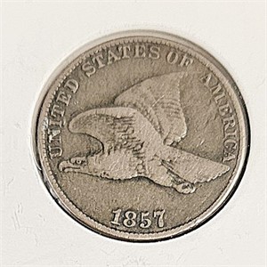 1857 Flying Eagle One Cent Penny