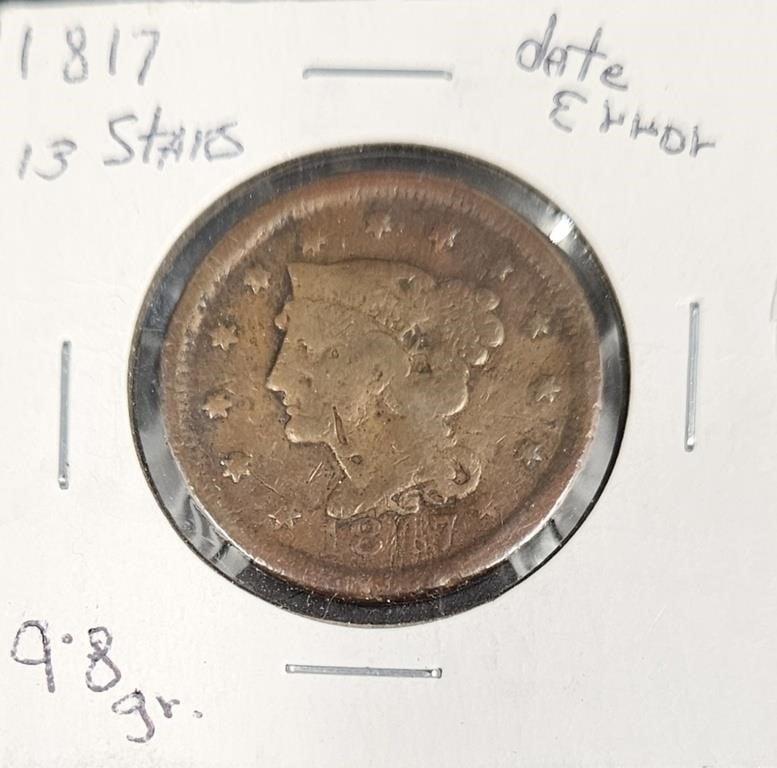 1817/1847 Large Cent - Date Error?