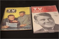 Lot of Two Vintage TV Guides