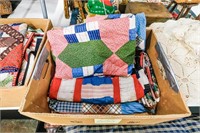 Box of (4) Cutter Quilts