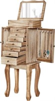ULN - Emfogo Standing Jewelry Armoire, 7 Drawers &