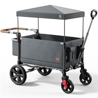 $280  Wagon Stroller for 2  Adjustable Handle  Gra