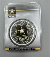 1 Oz. 999 Fine Silver U.S. Army Round