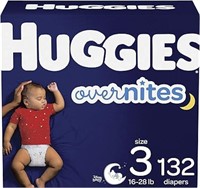 Huggies Overnites Nighttime Baby Diapers, Size 3,