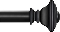 BRIOFOX Black Curtain Rods  38-72  1inch