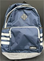 Adidas Black & White Backpack Book Bag Looks New