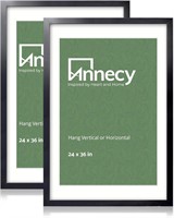 Annecy 24x36 Black Picture Frame 2 Pack