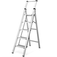 HBTower 5-Step Ladder  330LBS  Aluminum