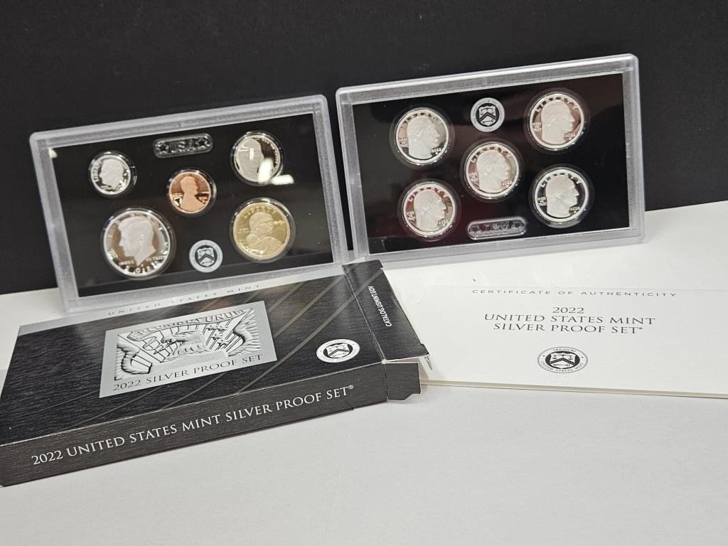 2022  Mint Silver Proof Coins