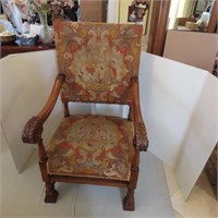 French Throne Arm Chair