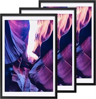 TWING 24X36 Poster Frames Set of 3  Black