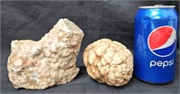 2 Interesting Natural Rocks - Crystals & Brains
