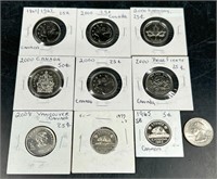 Canadian Quarters, Half Dollars, Nickel 1965-2008