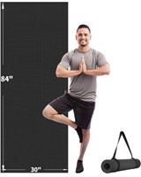 CAMBIVO Yoga Mat (84x30x1/4)  Non Slip