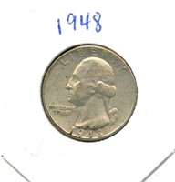 1948 Washington Silver Quarter