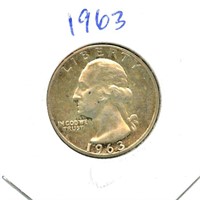 1963 Washington Silver Quarter