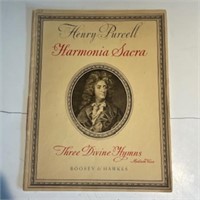 Henry Purcell "Harmonia Sacra" Three Divine Hymns