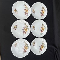 Swinnertons Staffordshire Side Plates 6"  Qty 6