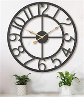 Wall Clock Large for Living Room Decor,18 Inch Dec