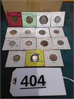 15 Foreign Coins