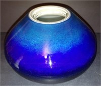 Beautiful Unique Bowl /Vase In Coloured Glass