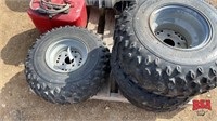 4 Goodyear Tires on rims 24 x11.00 off a 1998