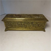 Antique heavy Brass Box
