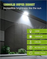 120W LED Wall Pack Light with Dusk to Dawn Photoce