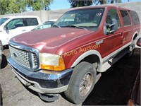 2000 Ford Excursion 1FMNU43S4YEA38663 Red