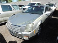 2007 Cadillac CTS 1G6DM57T370124425 Silver