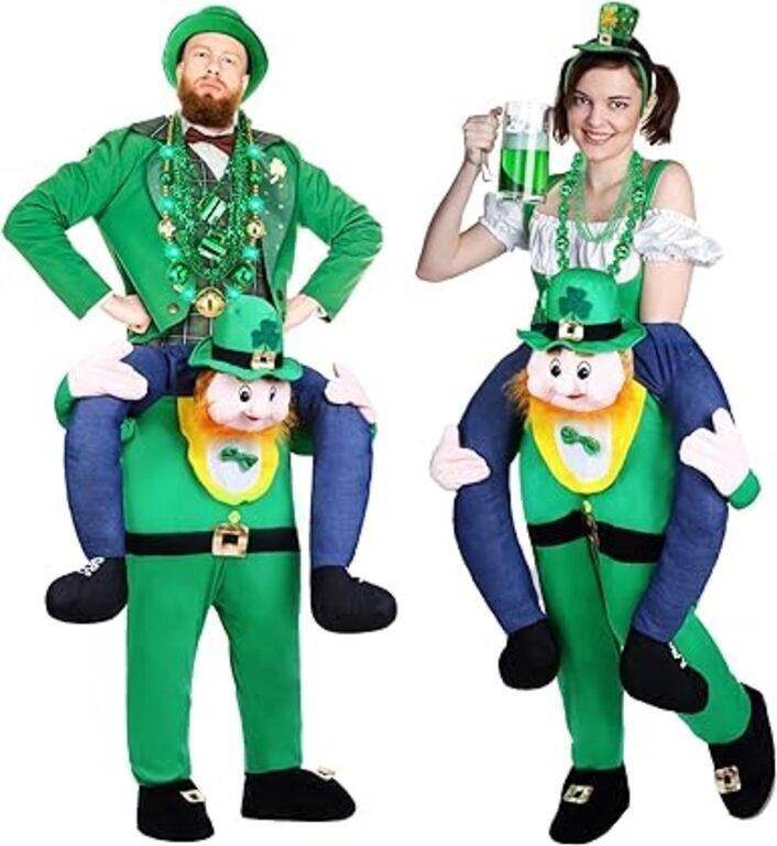 2 Set St. Patrick's Day Leprechaun Costume and 16