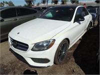 2018 Mercedes C-Class 55SWF4JB4JU236054 White