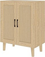 Panana Buffet Cabinet Sideboard with Rattan Decora