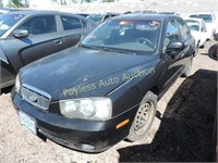 2003 Hyundai Elantra KMHDN45D63U576013 Black