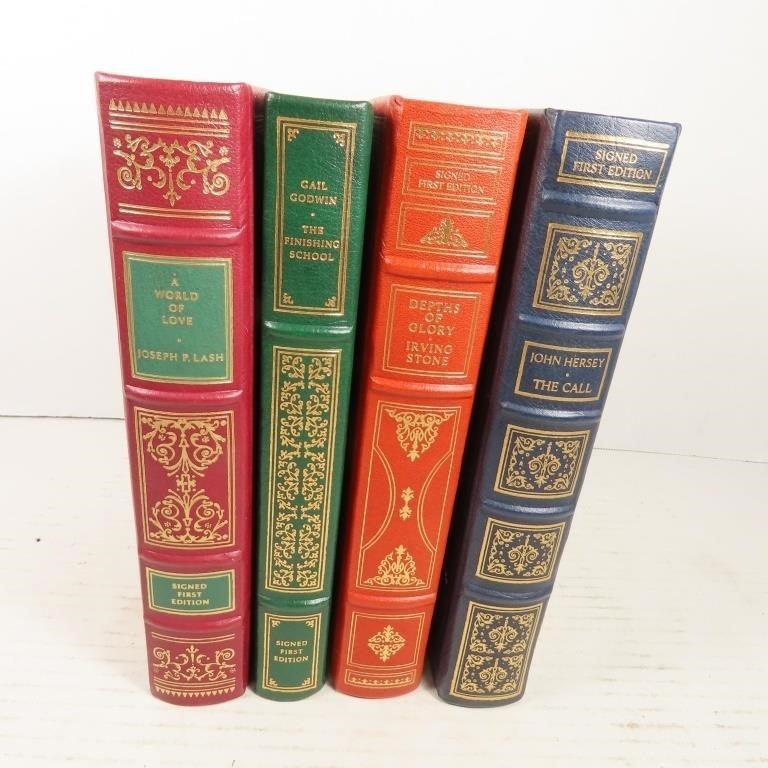 4 Signed First Editions